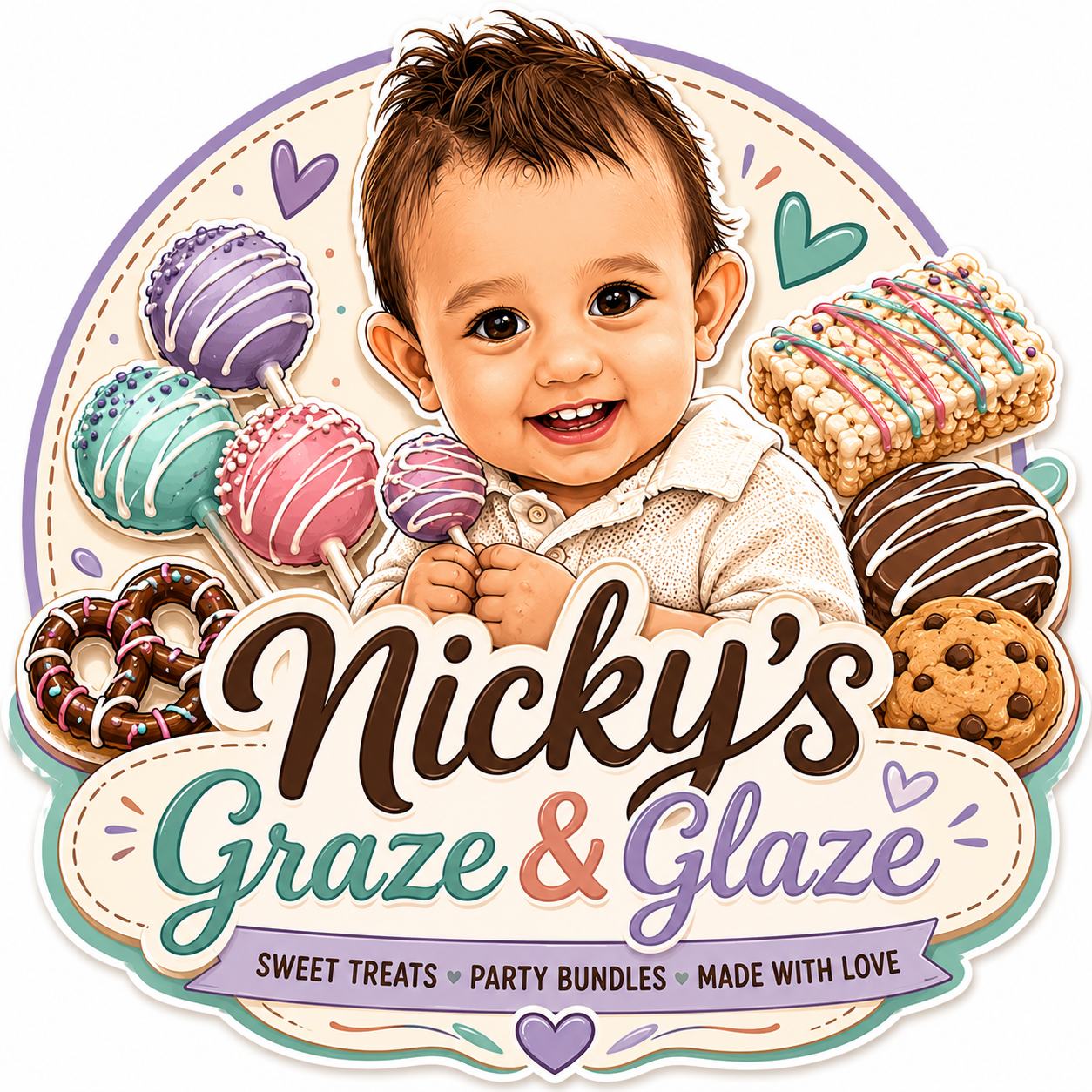 Nicky's Graze & Glaze logo